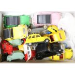 A collection of toy cars