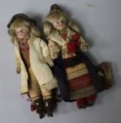 A pair of dolls