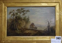 Attributed to George Alkenoil on canvasRottendean, Near Brighton6 x 9.5in.