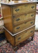 A small walnut chest