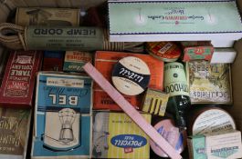 A large selection of vintage household items