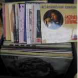 A Box of mixed LP's containing The Beatles, Humble Pie, etc.