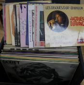 A Box of mixed LP's containing The Beatles, Humble Pie, etc.