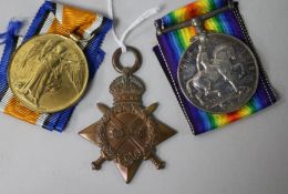 A group of medals.