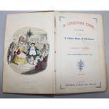 Dickens, Charles - A Christmas Carol, 1st edition, 8vo, "Stave one" on first page of text,