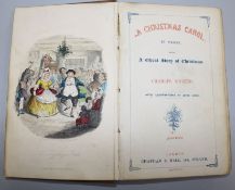 Dickens, Charles - A Christmas Carol, 1st edition, 8vo, "Stave one" on first page of text,