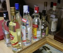 Twelve bottles of Caribbean Rum Rhum JM and Eldorado