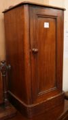 A Victorian mahogany pot cupboard, W.1ft 4in.