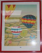 Francois (Fauch) Ledan (b. 1949)limited edition lithographBalloons in Flightsigned and numbered