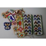 A small quantity of beadwork