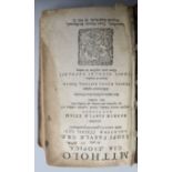 Aesopus; Isaac Nicolaus Nevelet - Mythologia Aesopica seu Fabulae, 1st edition, calf, 8vo, lacking