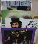 A box of mixed LP's containing Nils Lofgren, The Kinks, Small Faces, Creedence Clearwater Revival,
