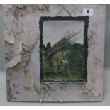 2401012 - LED ZEPPELIN IV UK LP, on Atlantic Plum label in matt gatefold sleeve with inner sleeve,