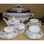 A Royal Crown Derby teaset