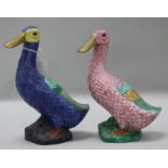 Two Royal Staffordshire figures of ducks