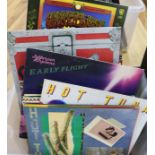 A box of mixed LP's containing Jefferson Airplane, Grateful Dead, Graham Nash, etc.