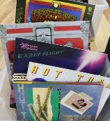 A box of mixed LP's containing Jefferson Airplane, Grateful Dead, Graham Nash, etc.