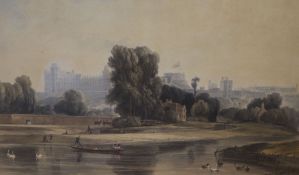 After William Daniell10 coloured aquatintsViews in an around Windsor Castle11.75 x 19.75in., 4