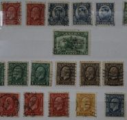 A mint and used collection of British Empire stamps in eight stockbooks with Australia Kangaroo's 1d