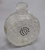 A Lalique perfume bottle