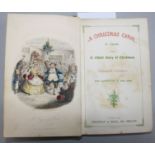 Dickens, Charles - A Christmas Carol, 1st edition, 8vo, "Stave 1" on first page of text,