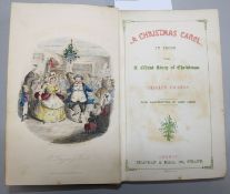 Dickens, Charles - A Christmas Carol, 1st edition, 8vo, "Stave 1" on first page of text,