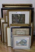 A quantity of assorted paintings and prints