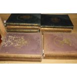 The Illustrated London News, 11 gilt-tooled cloth-bound folio volumes, comprising '7,500