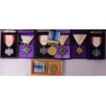 Eight WWII Japanese medals