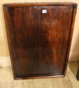 A Chinese rosewood tray top W.54cm