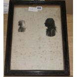 19th C. English SchoollithographLord Nelson & Collingwoodoverall 13.5 x 10in.