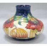 A Moorcroft 'Anna Lily' vase, by Nicola Slaney, of squat baluster form, dated '98', with original