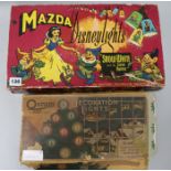 A boxed set of 1940s/50s Mazda Disney Lights and another set