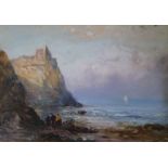 R. Malcolm LloydwatercolourCliff top ruin with figures below,signed, dated 19095 x 7in.