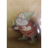 Walt Disney studios, animation cell "Doc" from Snow White and the Seven Dwarfs 17cms x 12cms