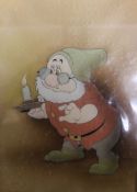 Walt Disney studios, animation cell "Doc" from Snow White and the Seven Dwarfs 17cms x 12cms