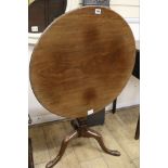 A George III mahogany tripod table W.70cm