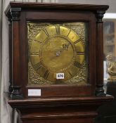 A Mid 18th century oak 30 hour longcase clock John Inkpen, Horsham H.42cm