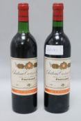Two Bottles of Chateau Croizet-Bages, Pauillac, 1981.