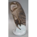 A Royal Copenhagen model of a barn owl, no.273 H.21.5cm