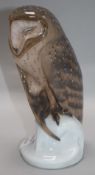 A Royal Copenhagen model of a barn owl, no.273 H.21.5cm