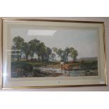 John Faulkner (1835-1894)watercolourCattle in a landscapesigned18.5 x 27.5in.