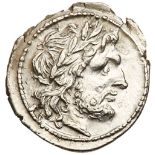 Sicily, Akragas. Punic Occupation. Silver Drachm (3.16 g), 213-211 BC. Second Punic War issue.