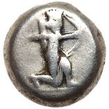 Achaemenid Kingdom. Darios I to Xerxes I. Silver Siglos (5.33 g), ca. 505-480 BC. Persian king or