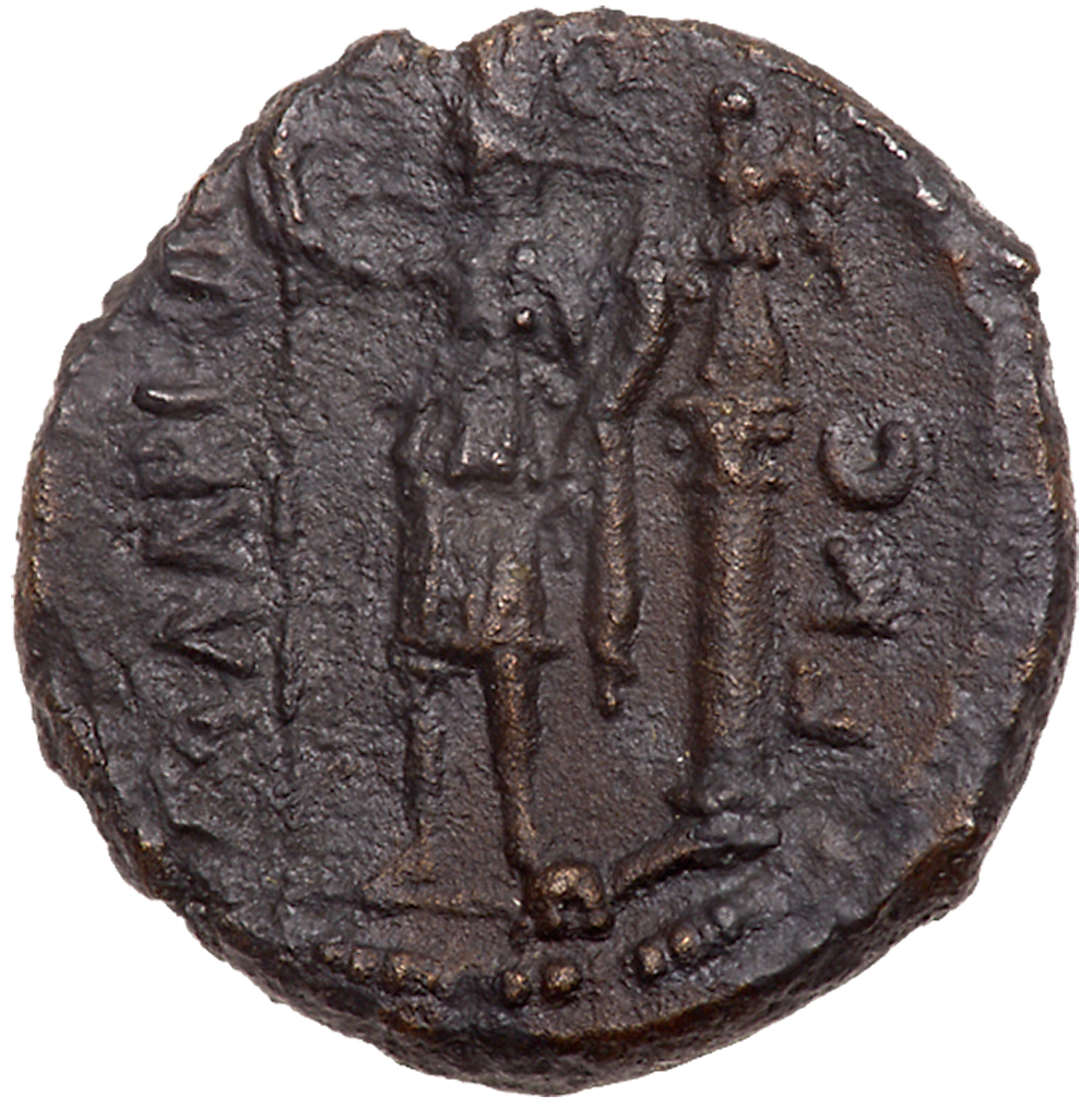 Gadara in Decapolis. Marcus Aurelius. Æ23. (8.08 g), as Caesar, AD 138-161. CY 223 (AD 159/60). OYHP - Image 2 of 2