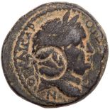 Gadara in Decapolis. Vespasian. Æ 22 (9.34 g), AD 69-79. CY 135 (AD 71/2). Laureate head of