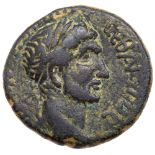 Ascalon in Judaea. Hadrian. Æ 23 (10.70 g), AD 117-138. CY 222 (AD 118/9). CEBACTOC, laureate head