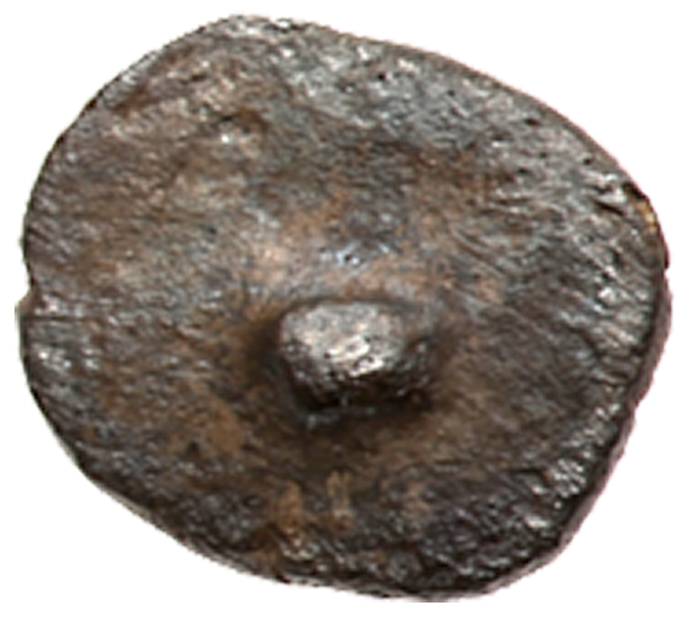 Judaea, Yehud (Judah). Hezekiah. Silver 1/2 Ma'ah Obol (0.30 g), ca. 333/2-302/1 BCE. Head of