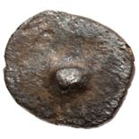 Judaea, Yehud (Judah). Hezekiah. Silver 1/2 Ma'ah Obol (0.30 g), ca. 333/2-302/1 BCE. Head of