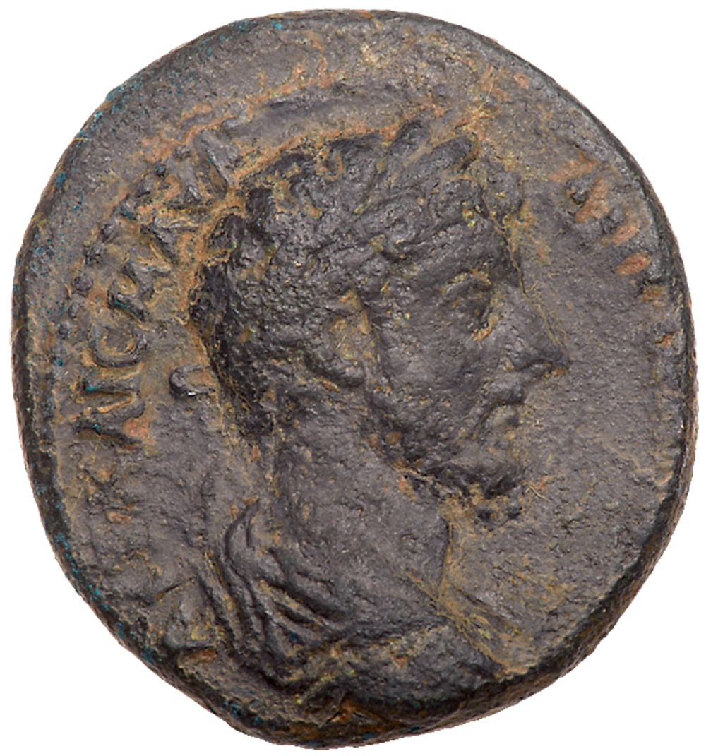 Gadara in Decapolis. Marcus Aurelius. Æ 25 (11.35 g), AD 161-180. CY 224 (AD 160/1). AVT KAIC M